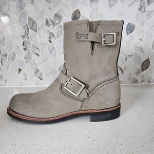 Red Wing Women's Heritage Gray Engineer Boots Wize 10 (style 3355)
